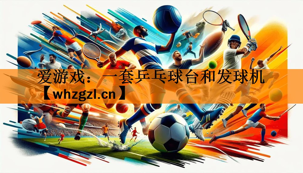 一套乒乓球台和发球机